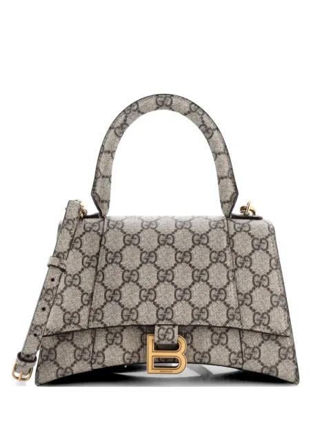 x Balenciaga The Hacker Project Hourglass Top Handle Bag GG Coated Canvas Small shoulder bag by GUCCI 