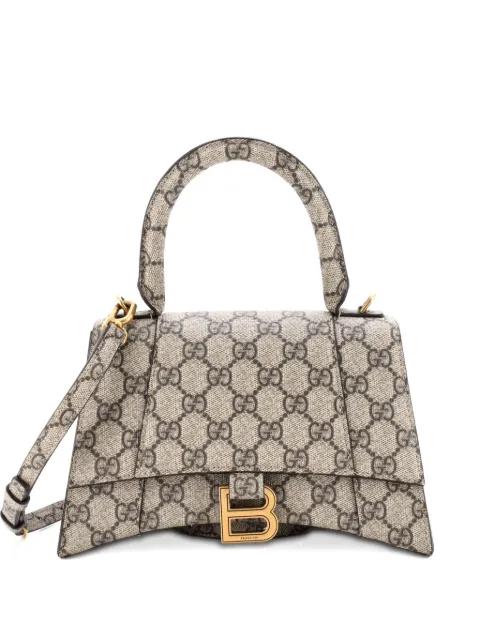 x Balenciaga The Hacker Project Hourglass Top Handle Bag GG Coated Canvas Small shoulder bag by GUCCI 