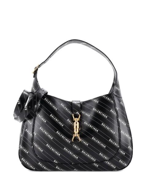 x Balenciaga The Hacker Project Jackie 1961 Printed Leather Medium hobo bag by GUCCI 