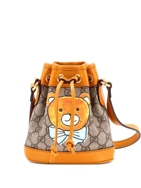 x EXO-KAI Ophidia Bucket Bag Printed GG Coated Canvas Mini crossbody bag by GUCCI 