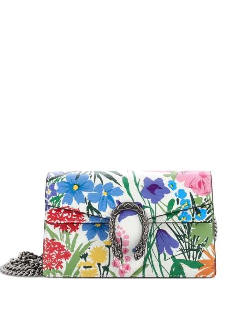 x Ken Scott Dionysus Bag Printed Leather Super Mini crossbody bag by GUCCI 