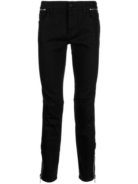 zip-detail skinny jeans by GUCCI