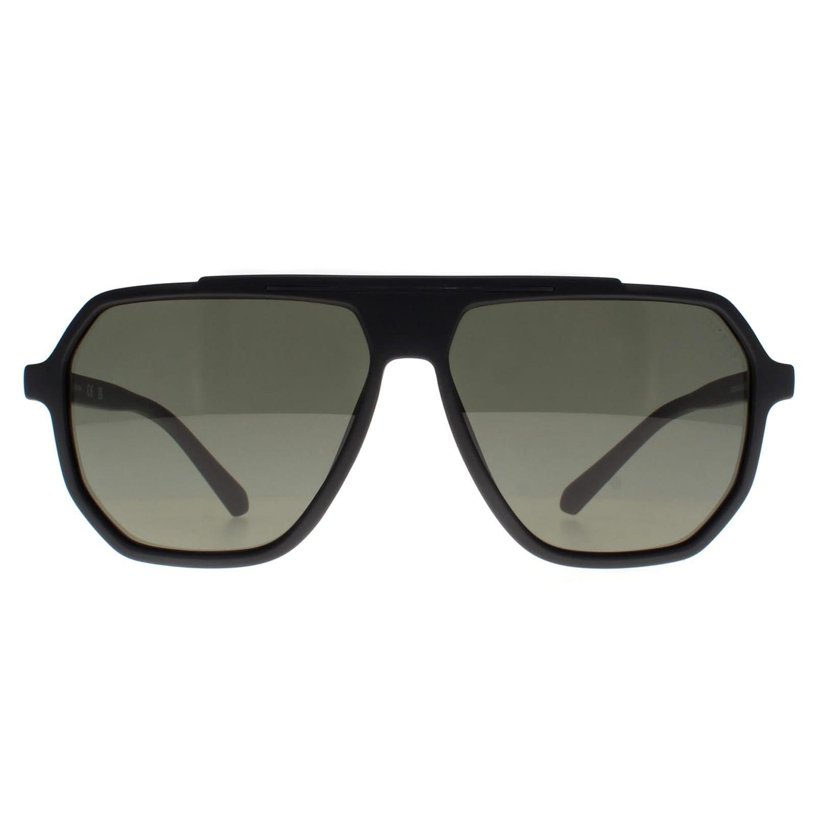 Aviator Black Green GF5088 by GUESS