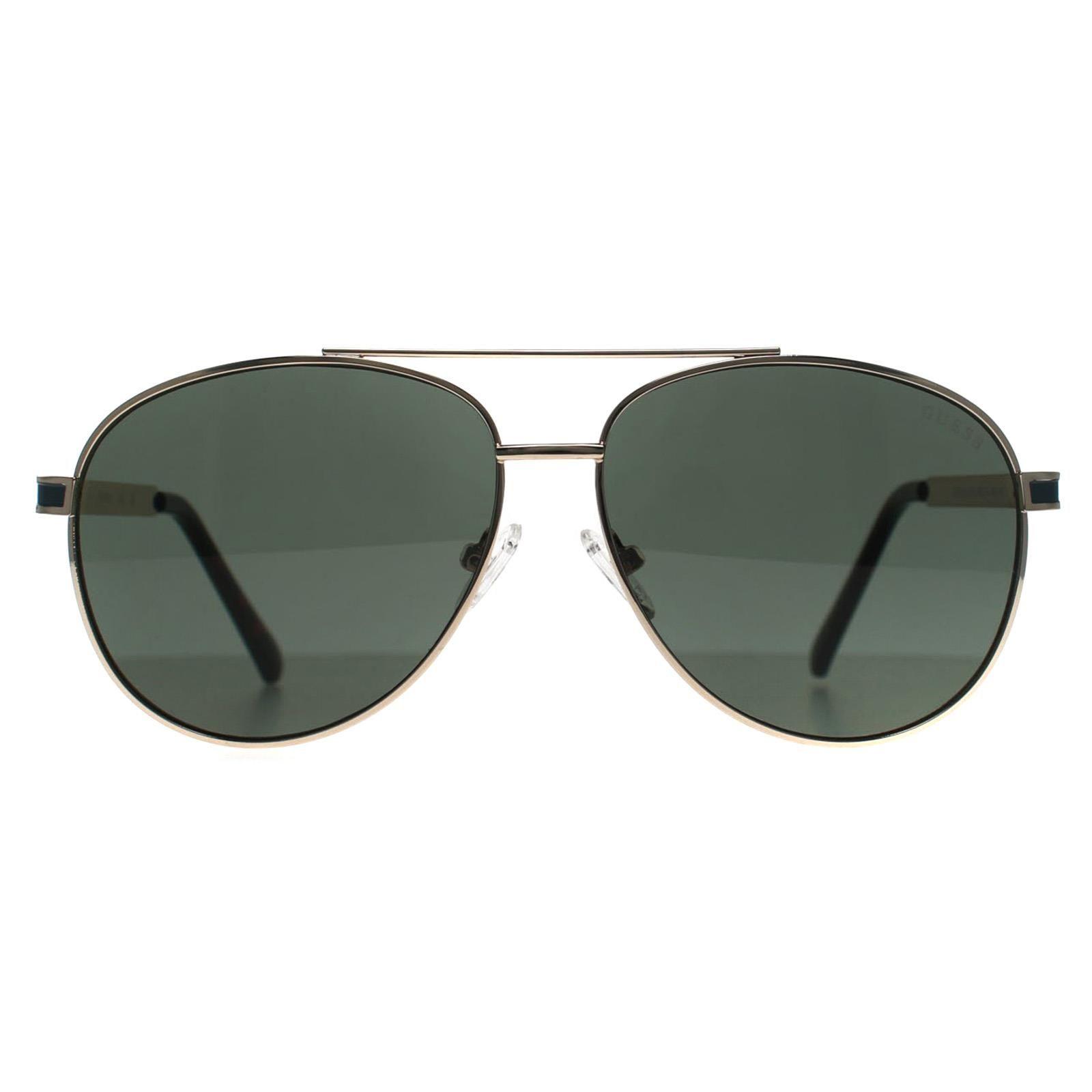 Aviator Gold Green GF5110 by GUESS