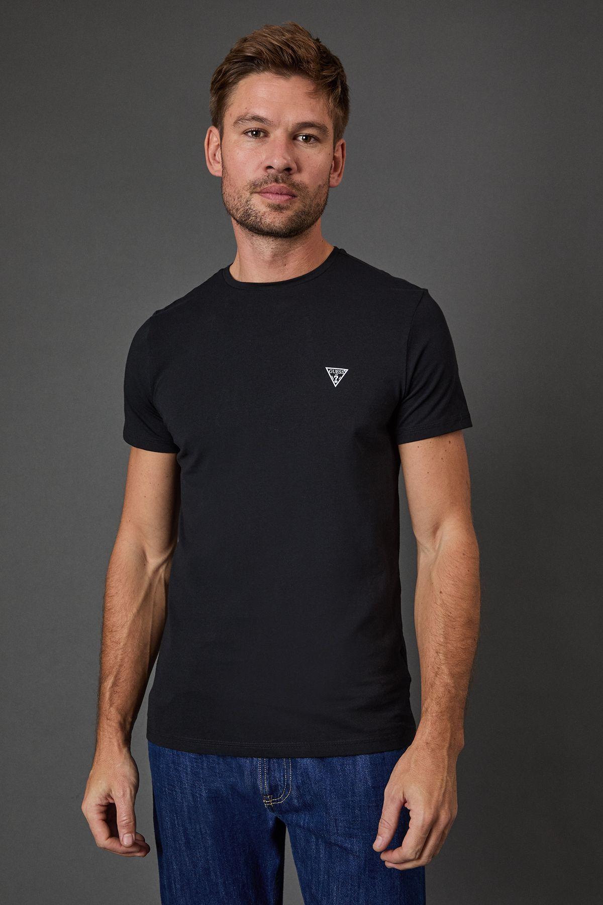 Caleb 2 Pack Guess T-Shirts Black by GUESS