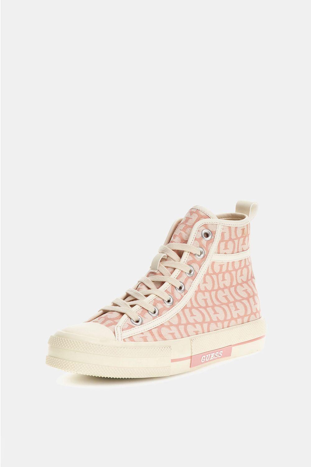 Colyn Logo High Top Pink by GUESS