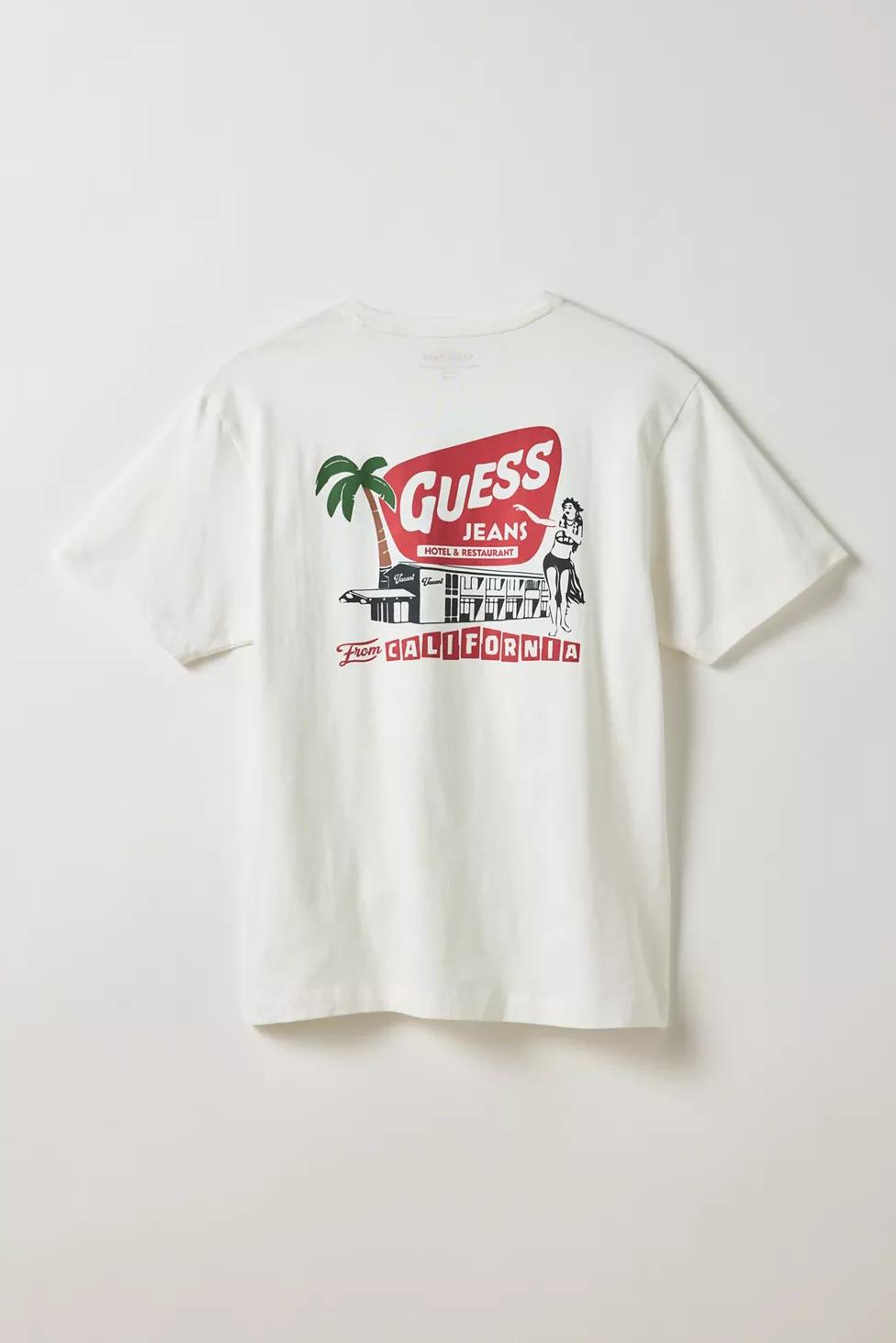 GUESS JEANS West Coast Hotel Graphic Tee by GUESS JEANS
