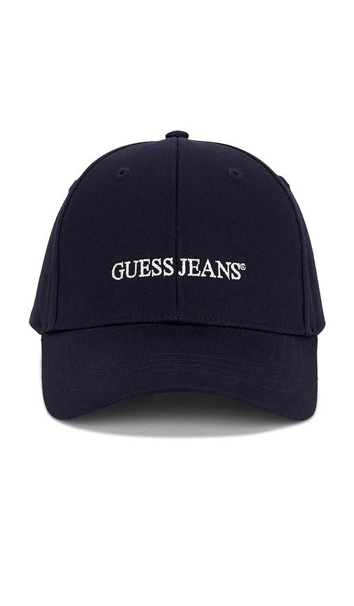 Guess Jeans Embroidered Baseball Cap in Navy by GUESS JEANS