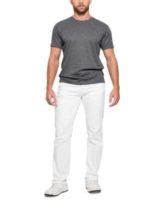 Men's Slim-Straight White Denim Jeans by GUESS