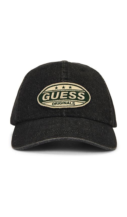 Guess Originals Vintage Fitted Hat in Black by GUESS ORIGINALS