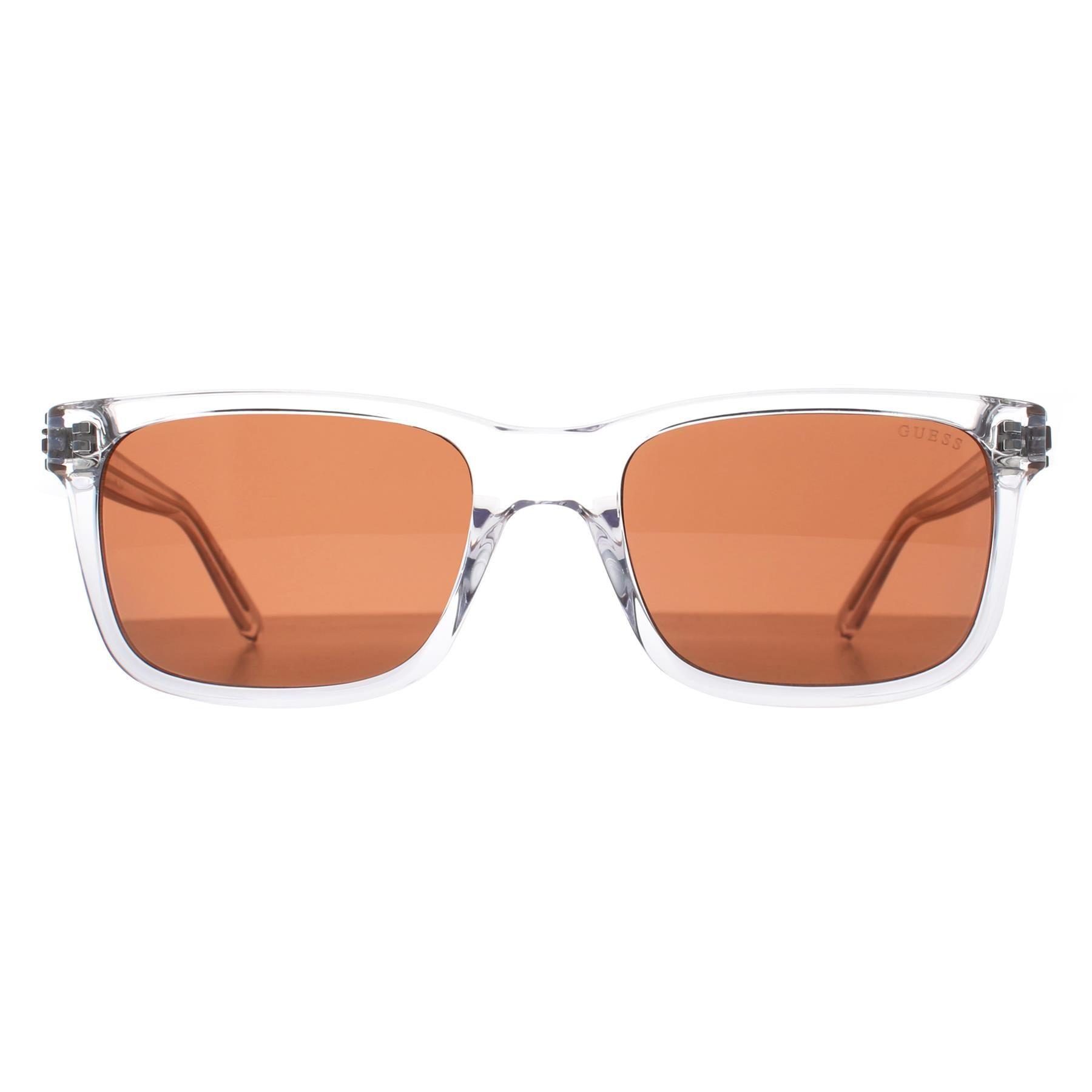Rectangle Clear Brown GU00066 by GUESS