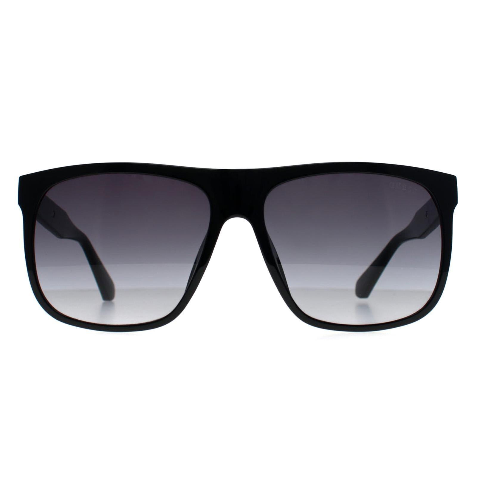 Square Shiny Black Grey Gradient GF5072 by GUESS