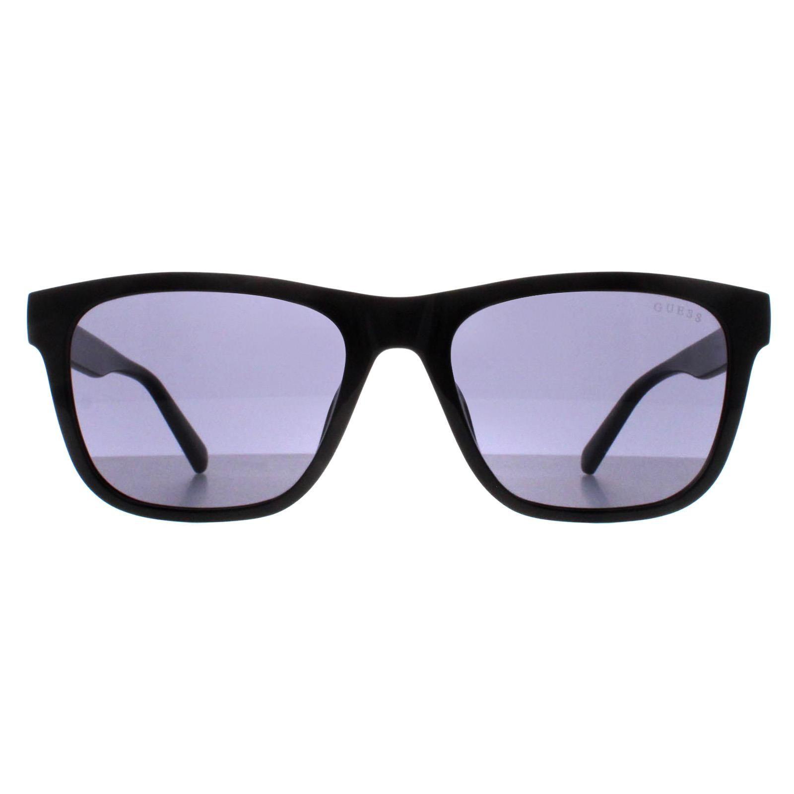 Square Shiny Black Smoke Grey GU6971 by GUESS