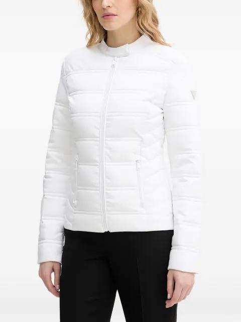 4G logo zip-up puffer jacket by GUESS USA
