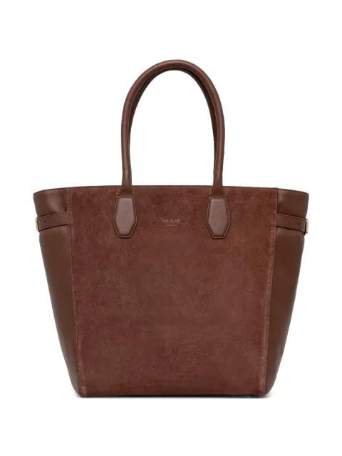 Anitha suede-panel tote bag by GUESS USA