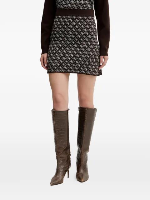 Aubrey 4G logo-print mini skirt by GUESS USA