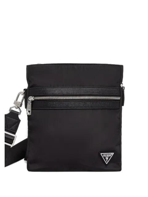 Berlin triangle-logo messenger bag by GUESS USA