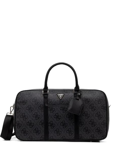 Berta monogram-print logo-plaque luggage bag by GUESS USA