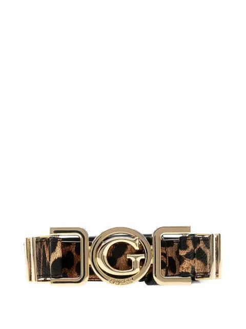 Cirene leopard-print belt by GUESS USA