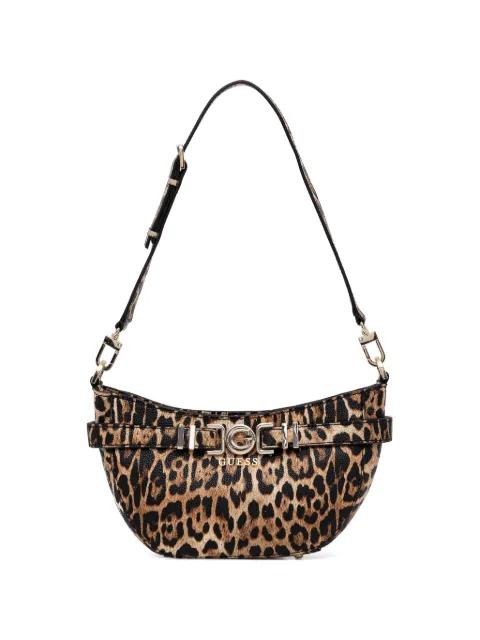 Cirene leopard-print buckle-detail tote bag by GUESS USA