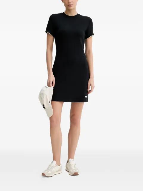 Clara logo-patch contrast-trim mini dress by GUESS USA