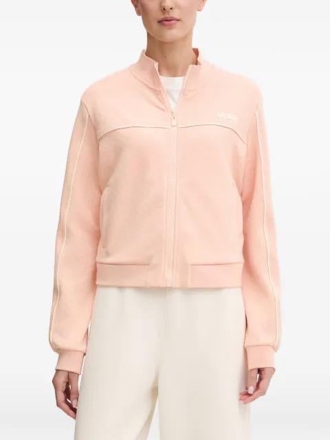 Clara logo-patch zip-up sweatshirt by GUESS USA