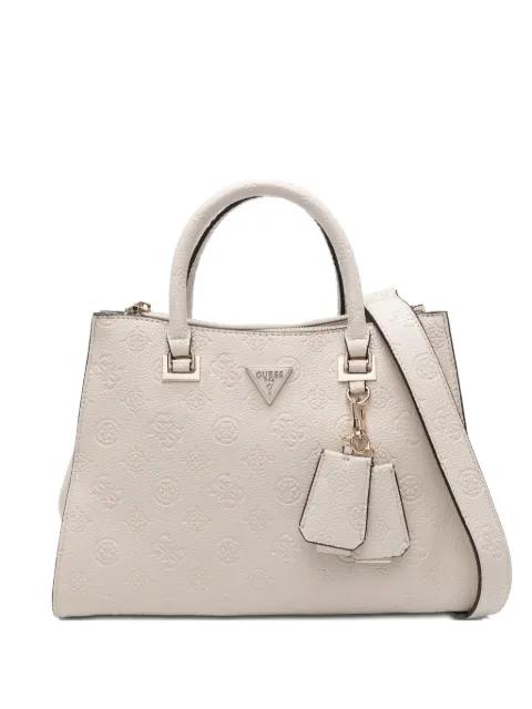 Cresidia II logo-plaque tote bag by GUESS USA