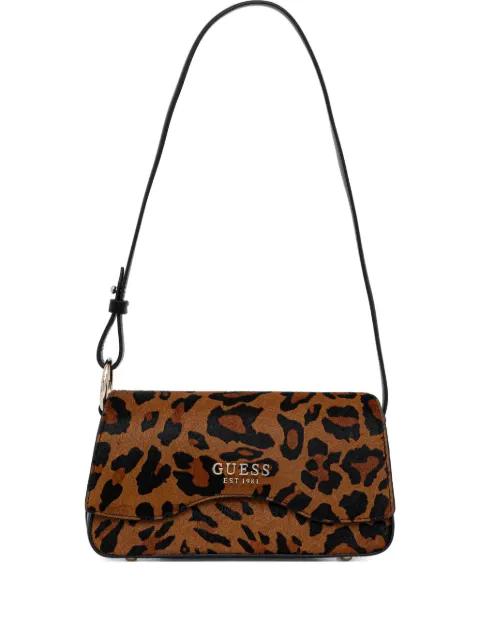 Domitilla leopard-print shoulder bag by GUESS USA