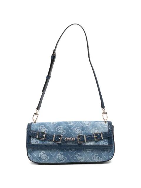 Dovie buckle leather shoulder bag by GUESS USA