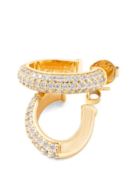 Essenza embellished hoop earrings by GUESS USA