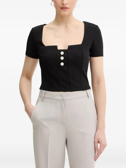 Evelina square-neck blouse by GUESS USA