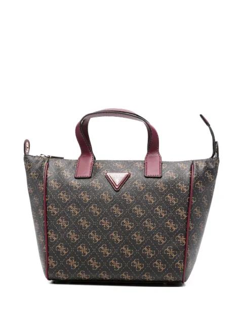 Follie logo-pattern tote bag by GUESS USA