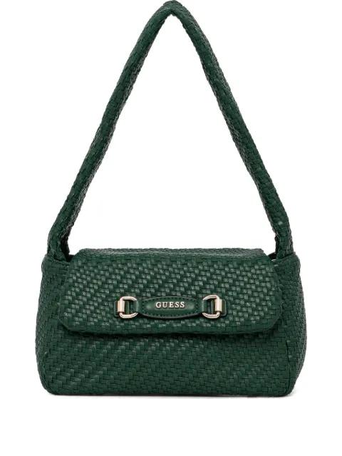 Francy woven leather shoulder bag by GUESS USA