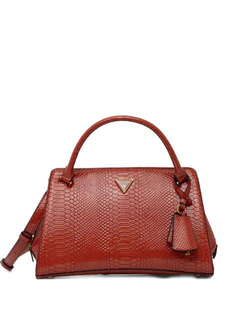 Georgina python-effect tote bag by GUESS USA