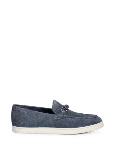 Heaws logo-plaque suede loafers by GUESS USA