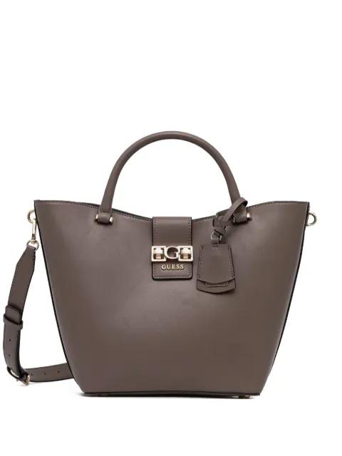 Jane logo-detail tote bag by GUESS USA