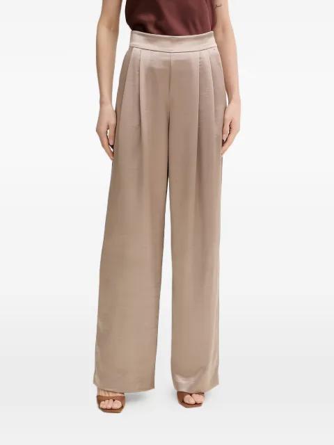 Katie pleated satin trousers by GUESS USA