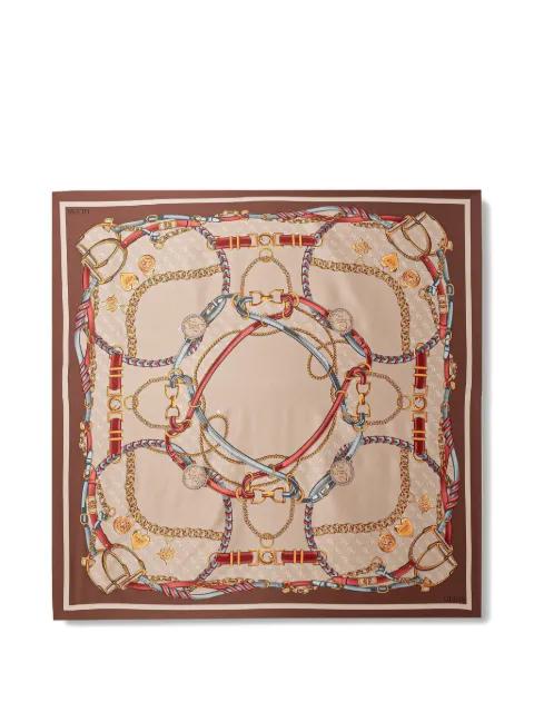 Kefiah 4G chain-print scarf by GUESS USA