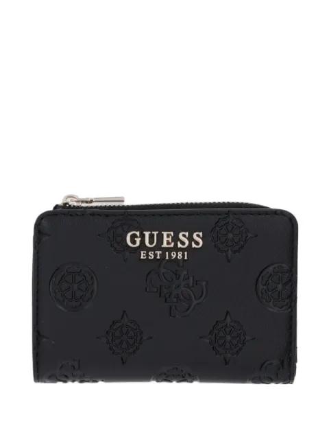 Laurel Peony logo-embossed bifold wallet by GUESS USA
