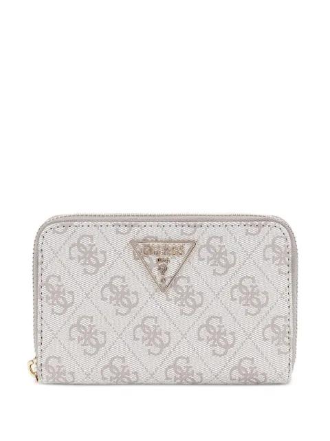 Laurel monogram logo-plaque wallet by GUESS USA