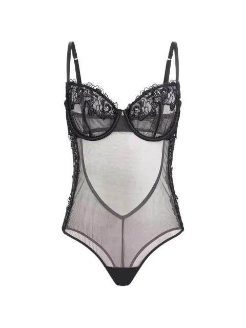 Lea floral lace bodysuit by GUESS USA