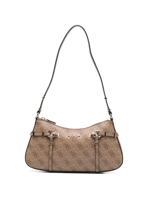 Leona logo-patterned shoulder bag by GUESS USA