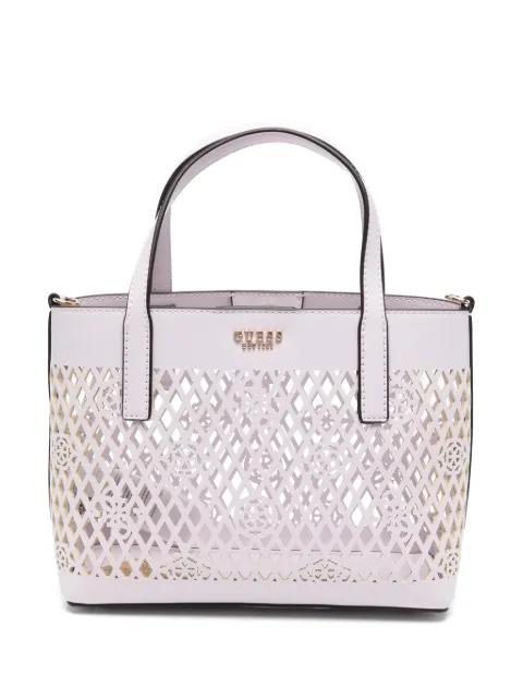 Letty Mini cutout top handle tote bag by GUESS USA