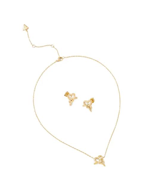 Love Bites necklace and earrings set by GUESS USA
