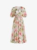 Lucie floral-print pleated dress by GUESS USA