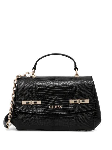Melinda lizard-effect tote bag by GUESS USA