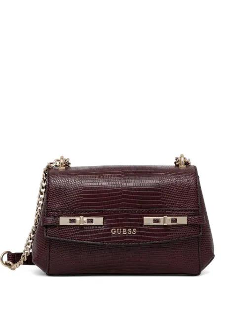 Melinda mini lizard-effect crossbody bag by GUESS USA