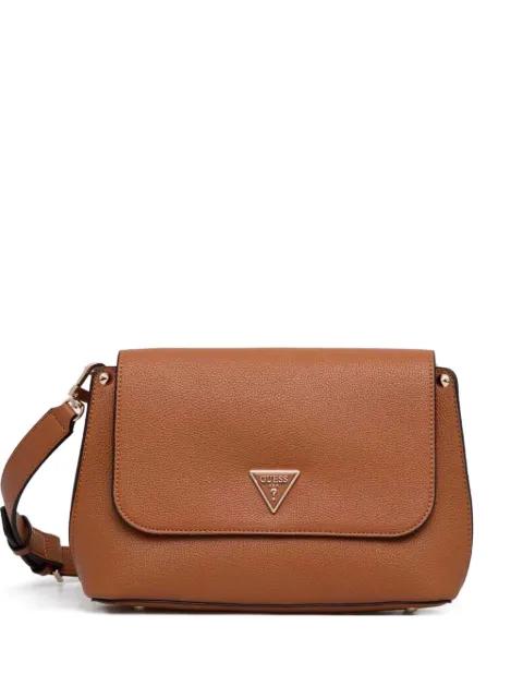Meridian logo-plaque leather cross body bag by GUESS USA