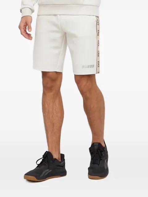 Mickey logo-tape track shorts by GUESS USA