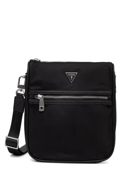 Milano logo-plaque zip-fastening messenger bag by GUESS USA